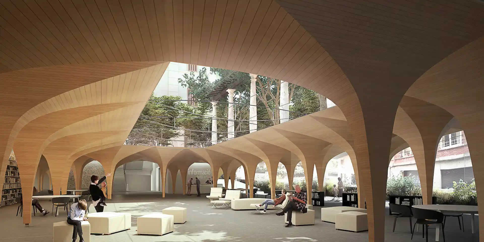 Biblioteca en Sant Gervasi
